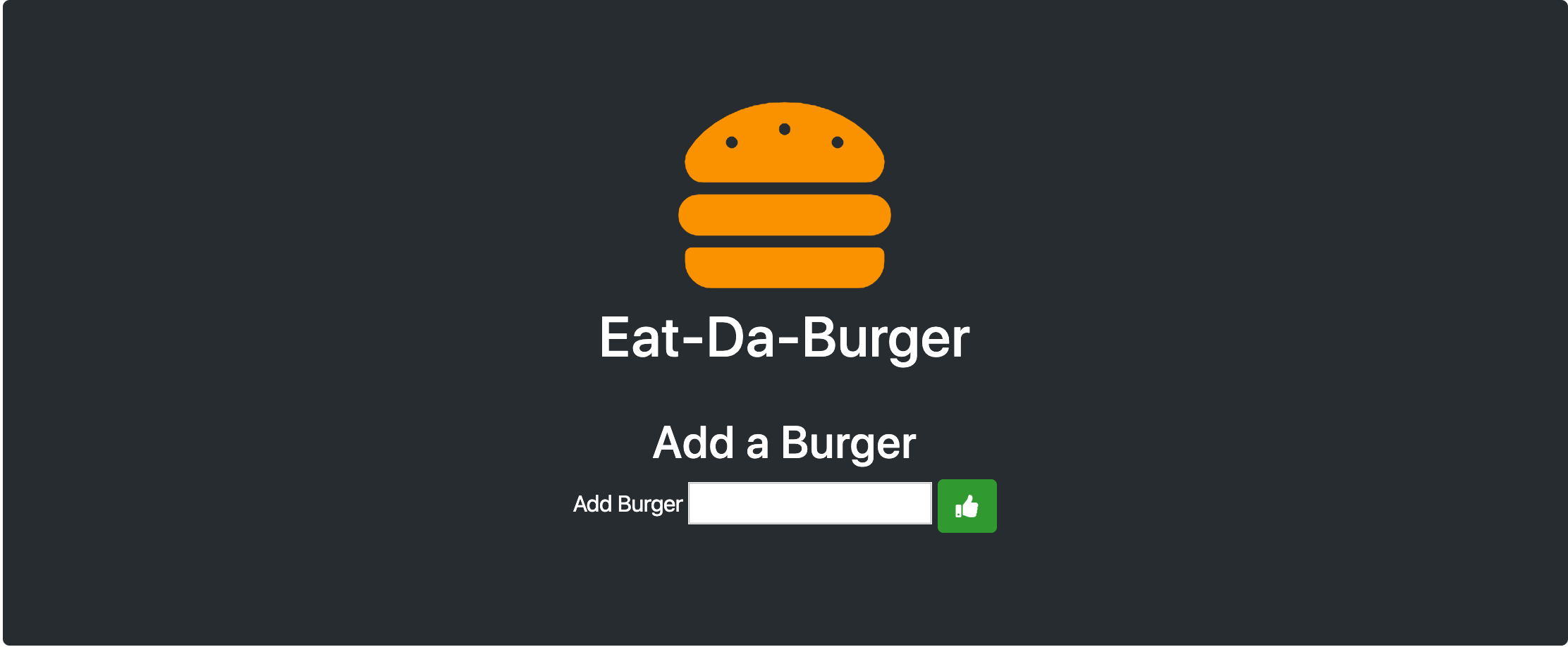 Eat-Da-Burger app image